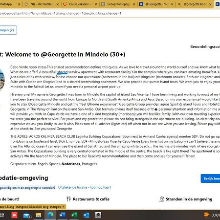 @Georgette Bed & Breakfast Миндело Екстериор снимка