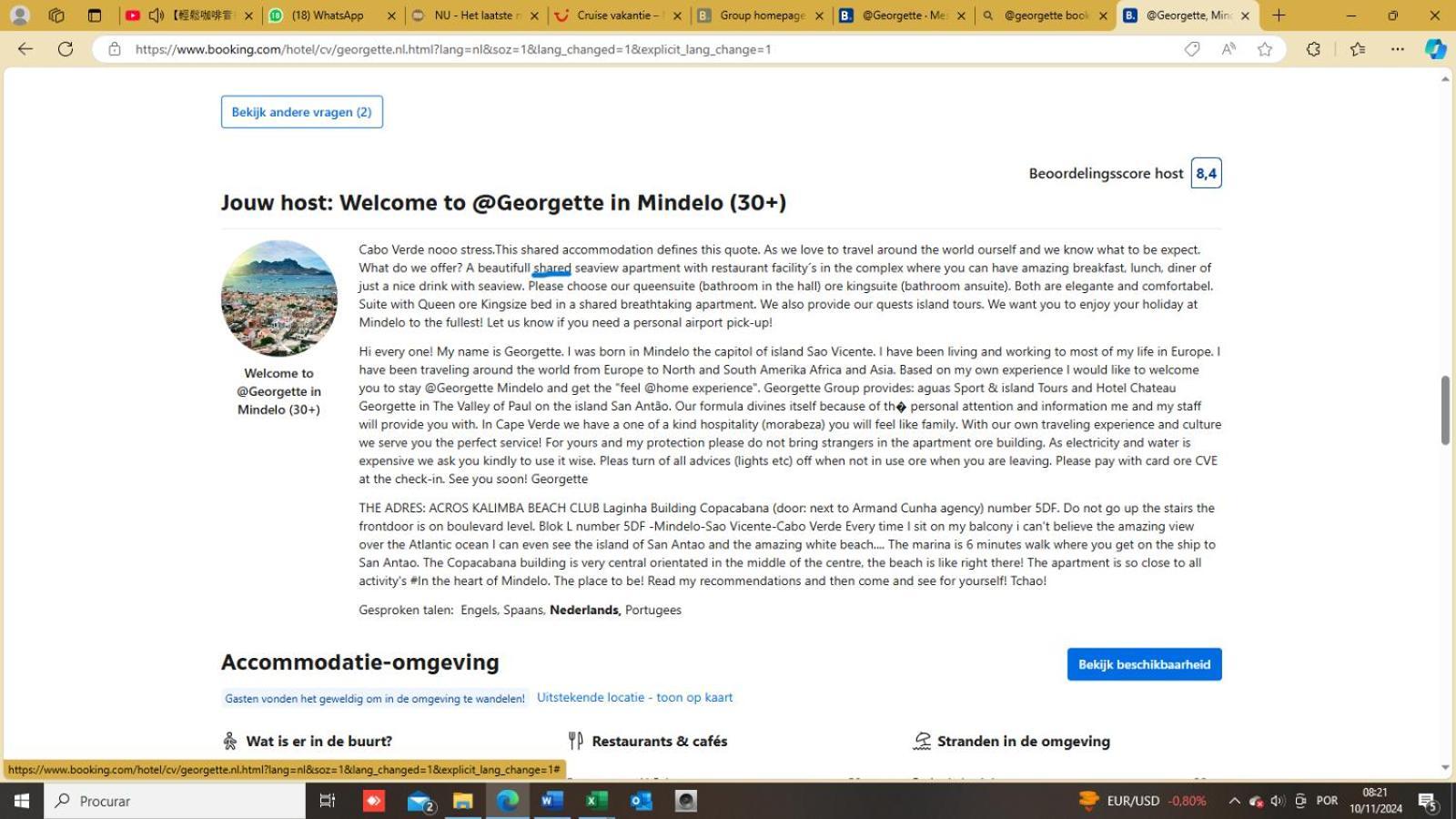 @Georgette Bed & Breakfast Миндело Екстериор снимка